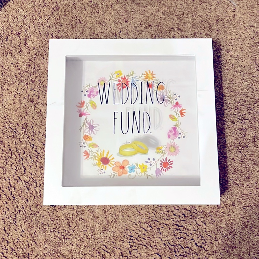 Rae Dunn Wedding Fund Holder